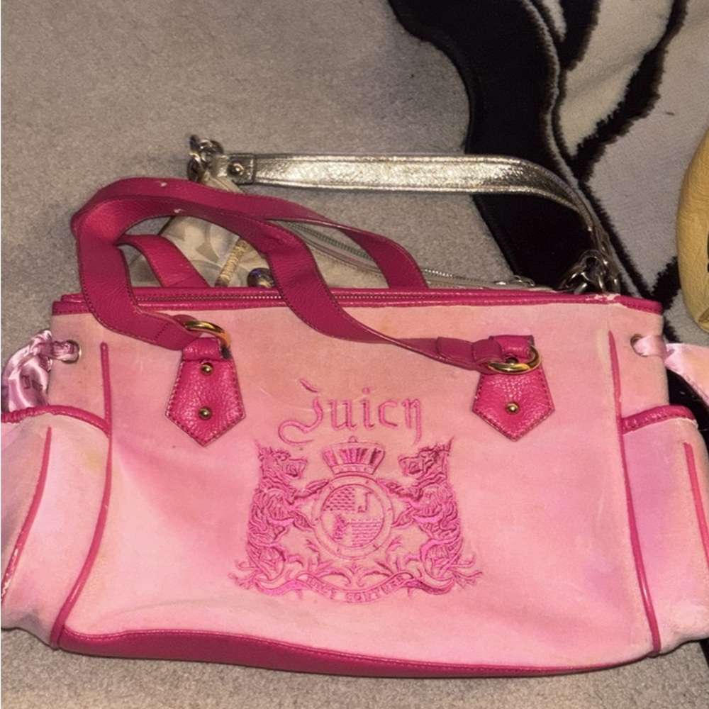 Vintage  Juicy Couture Day dreamer  Pink Shoulder Bag